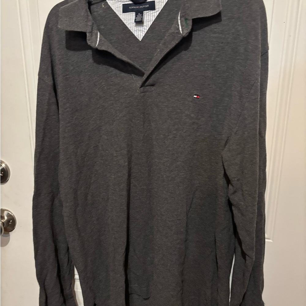 Tommy Hilfiger Gray Polo Shirt